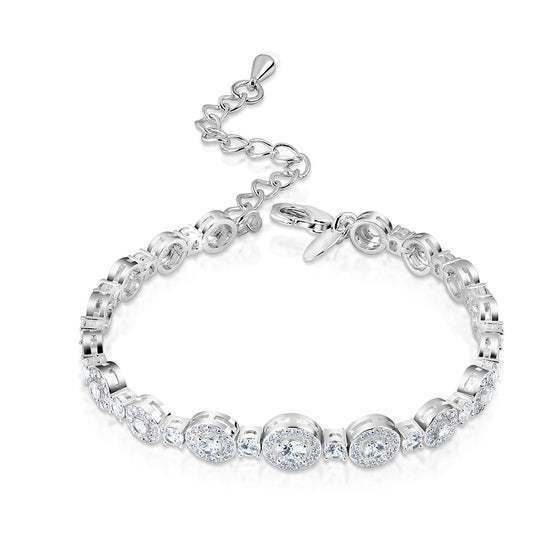 Newbridge Clear Cubic  Zirconia Bracelet