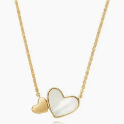 Tipperary Heart Pendant Gold Mother of Pearl