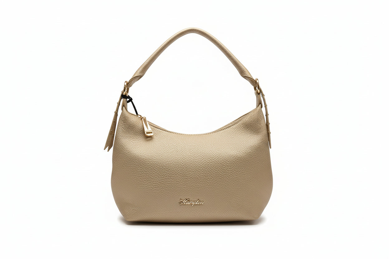 Hampton Lily Curved Hobo Bag Gold