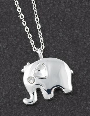 Equilibrium Silverplated  Elephant Pendant