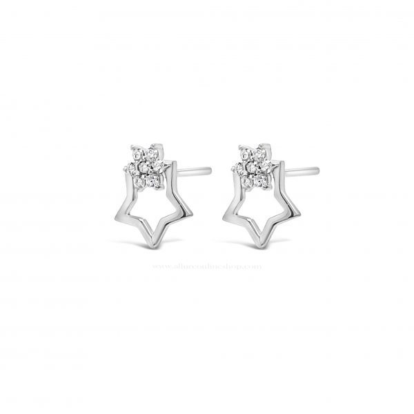 Absosute Kids Star Silver Earrings