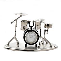 Drum Set Miniture Clock