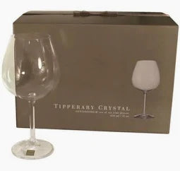 Tipperary Crystal Connoisseur Set of 6 Wine Glasses 650ml