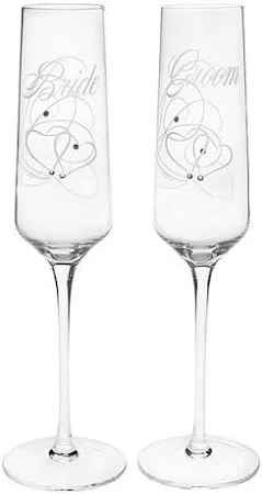 The Wedding Collection Mr & Mrs Flutes