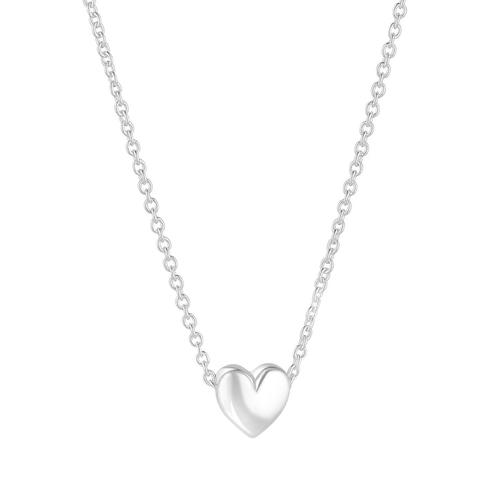 NJO Sterling Silver Heart Necklace