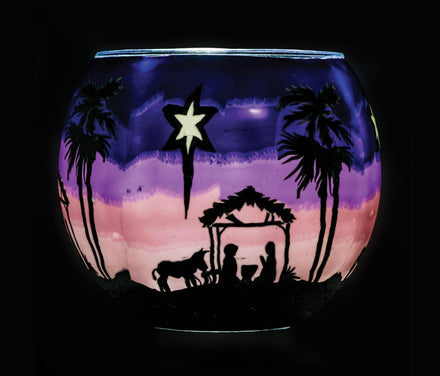 A child is born. Tealight holder