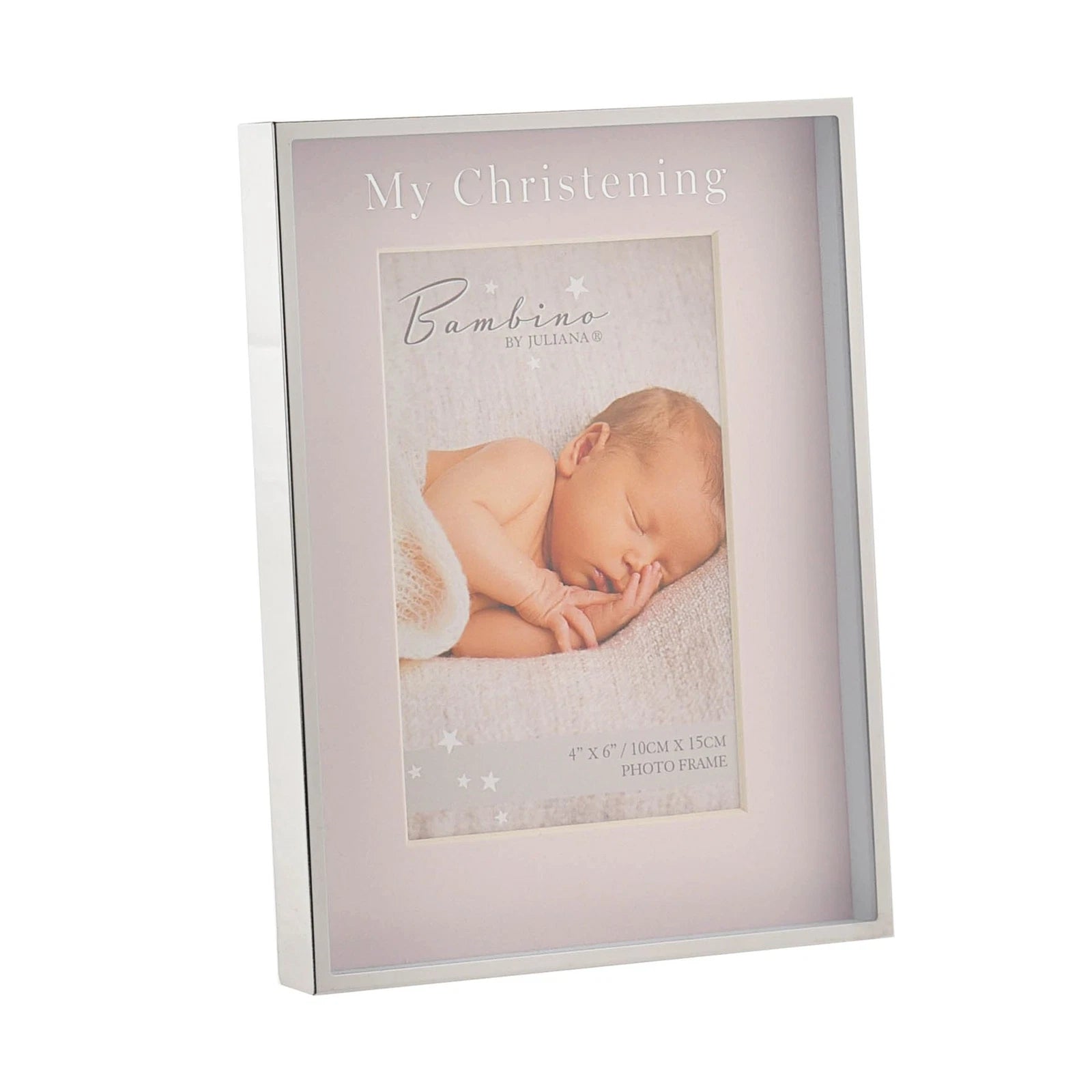 Christening  Day Pink frame 4 x 6