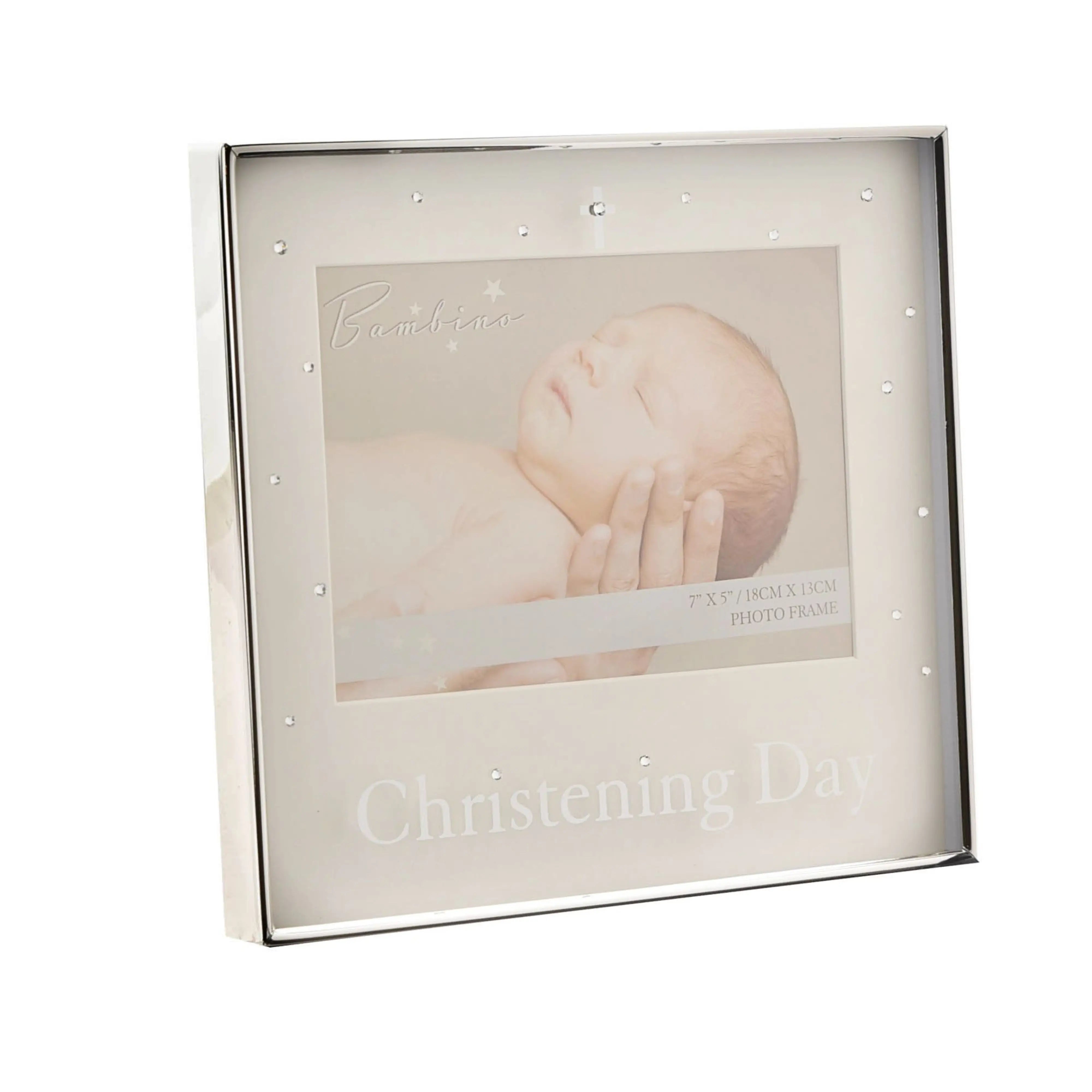 Bambino Silver Christening  Frame 7 x 5
