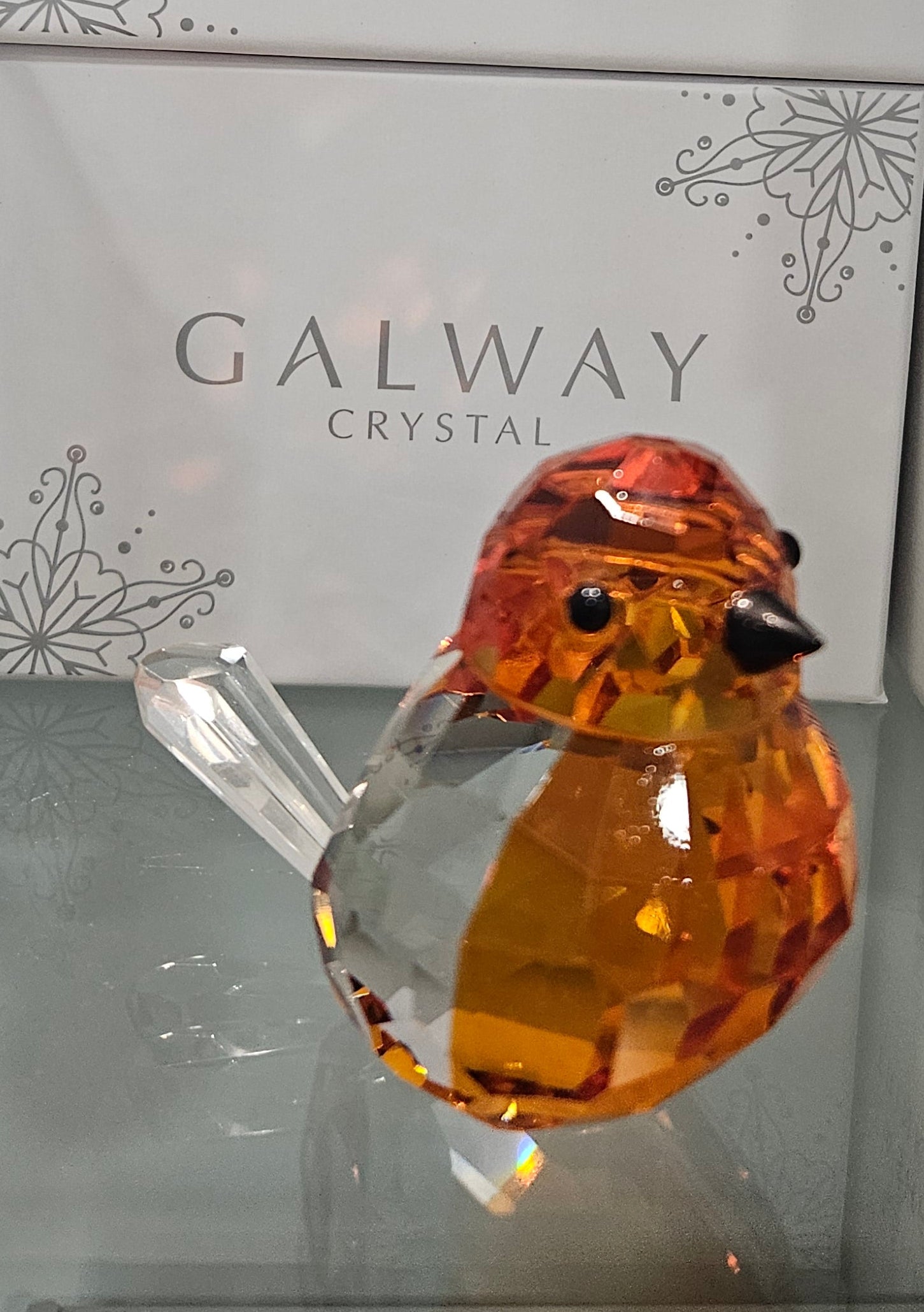 Galway Crystal Robin