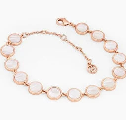 Tipperary Crystal Full  Moon  Bracelet Rose Gold