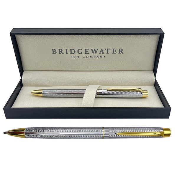 Lincoln Chrome with Gold Trim Ball Pen
