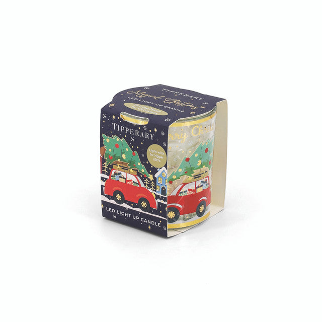 Tipperary Driving Home For Christmas LED Candle