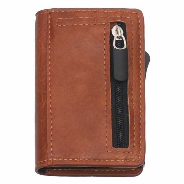 Equilibrium Pop Up Credit Card & Coin Wallet Tan