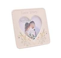 Love Story Ceramic  Frame 4 x 4