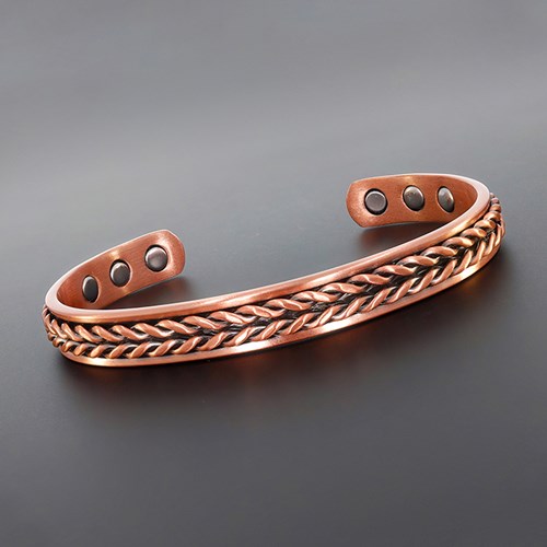 Equilibrium For Men Copper Herring Bone Bangle