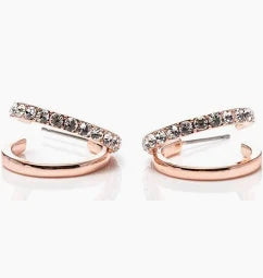 Newgrange Rosegold  Loop Earrings