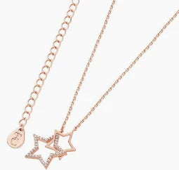 Tipperary Star Interlocking Pendant Rose Gold