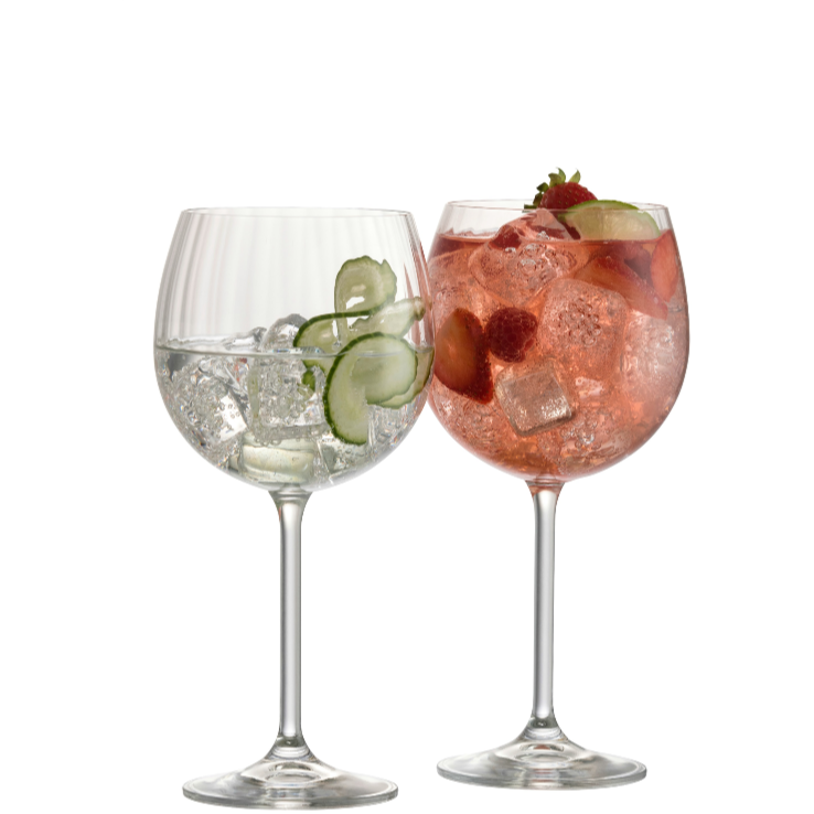 Galway Crystal Erne Gin & Tonic (Pair) Glasses