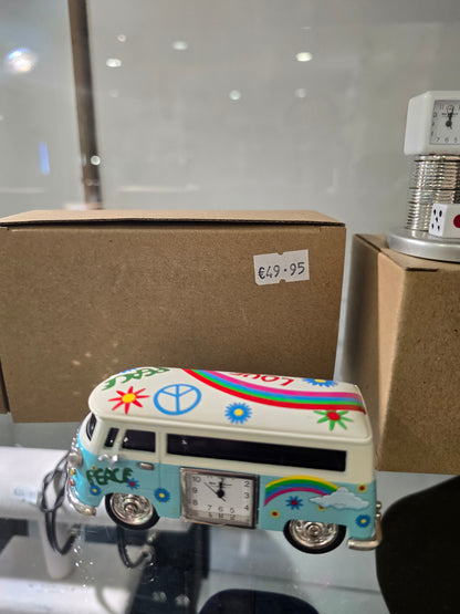Blue Camper Miniture Clock