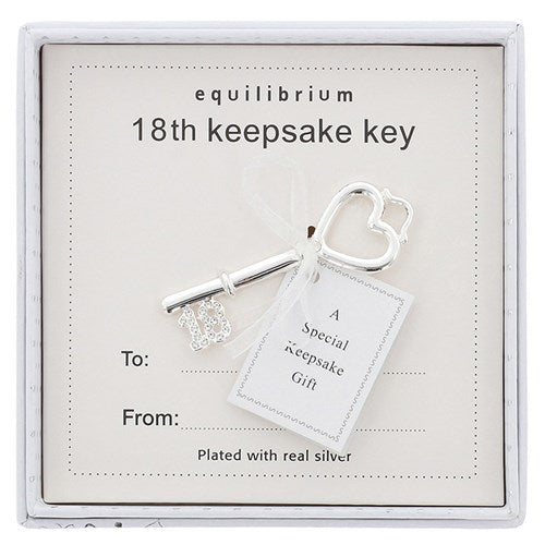 18th Keepsake Key
