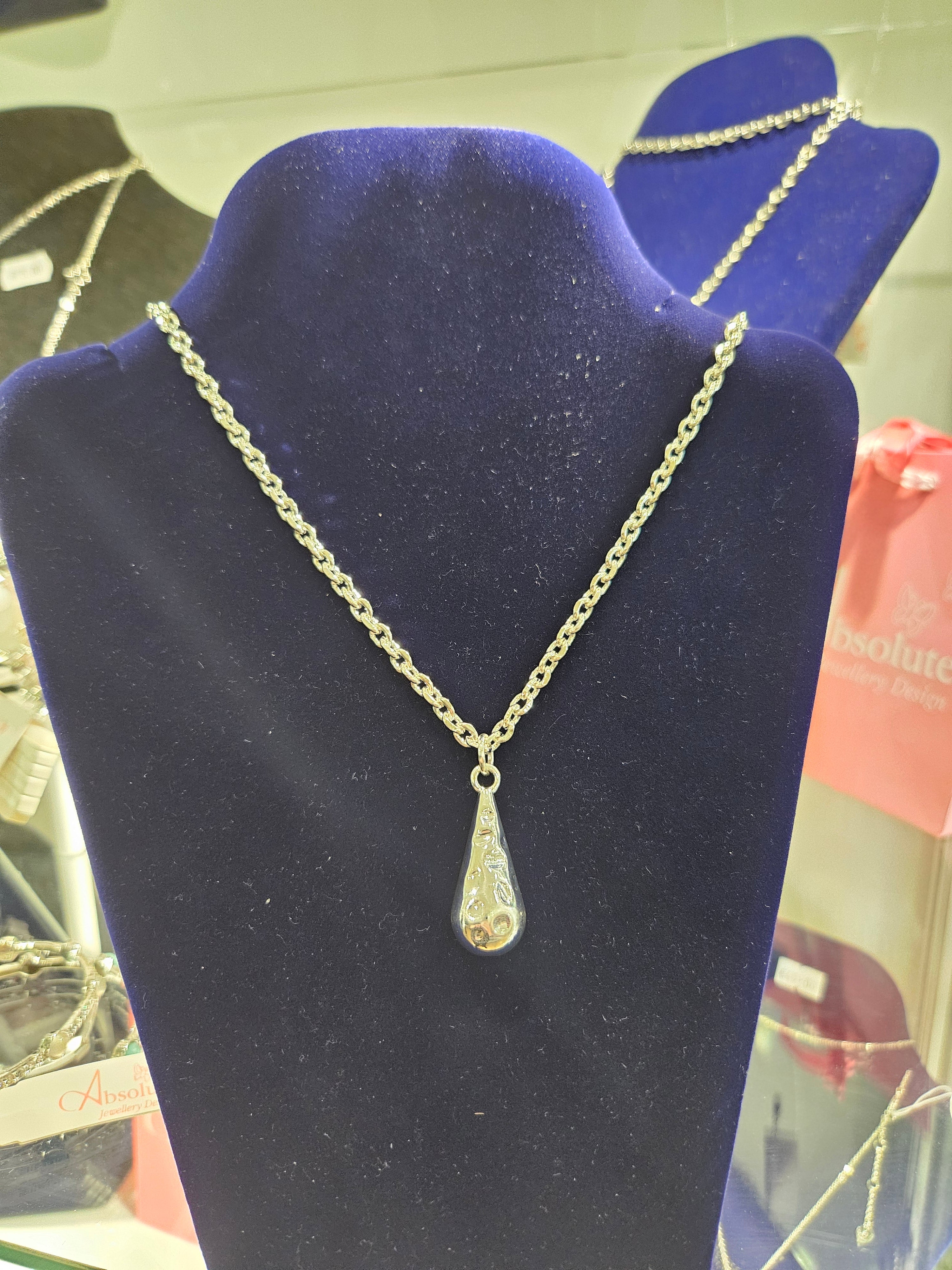 Absolute Long Pendant Pear Drop