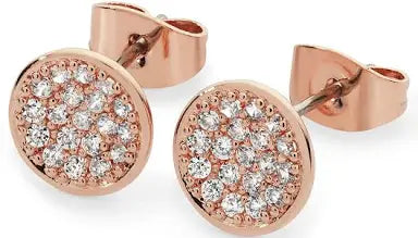 Tipperary Crystal PAVE FULL MOON EARRINGS RG