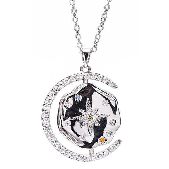 Silver Celestial Pendant