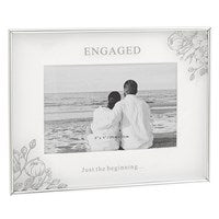 Mirror Floral  Frame 6×4 Engaged