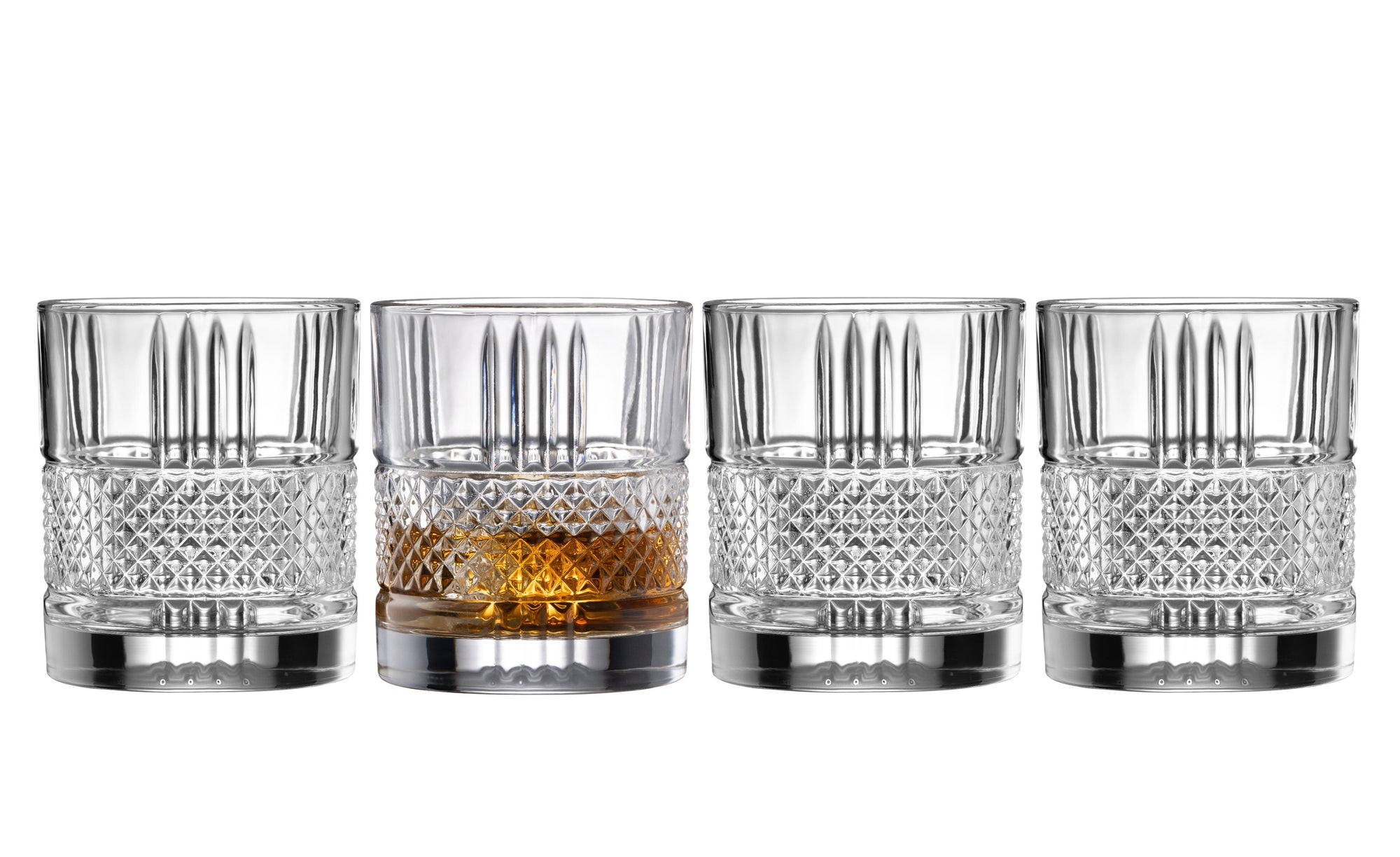 Galway Crystal Eyre set of 4 Whiskey  Glasses