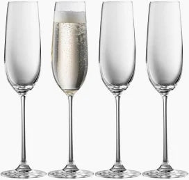 Galway Crystal Solus Flutes Set of 4