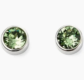 Sterling Silver August Birthstone Earrings