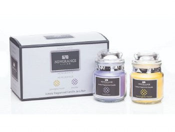 Newgrange Lemongrass & Lavander Small Candlec Pair