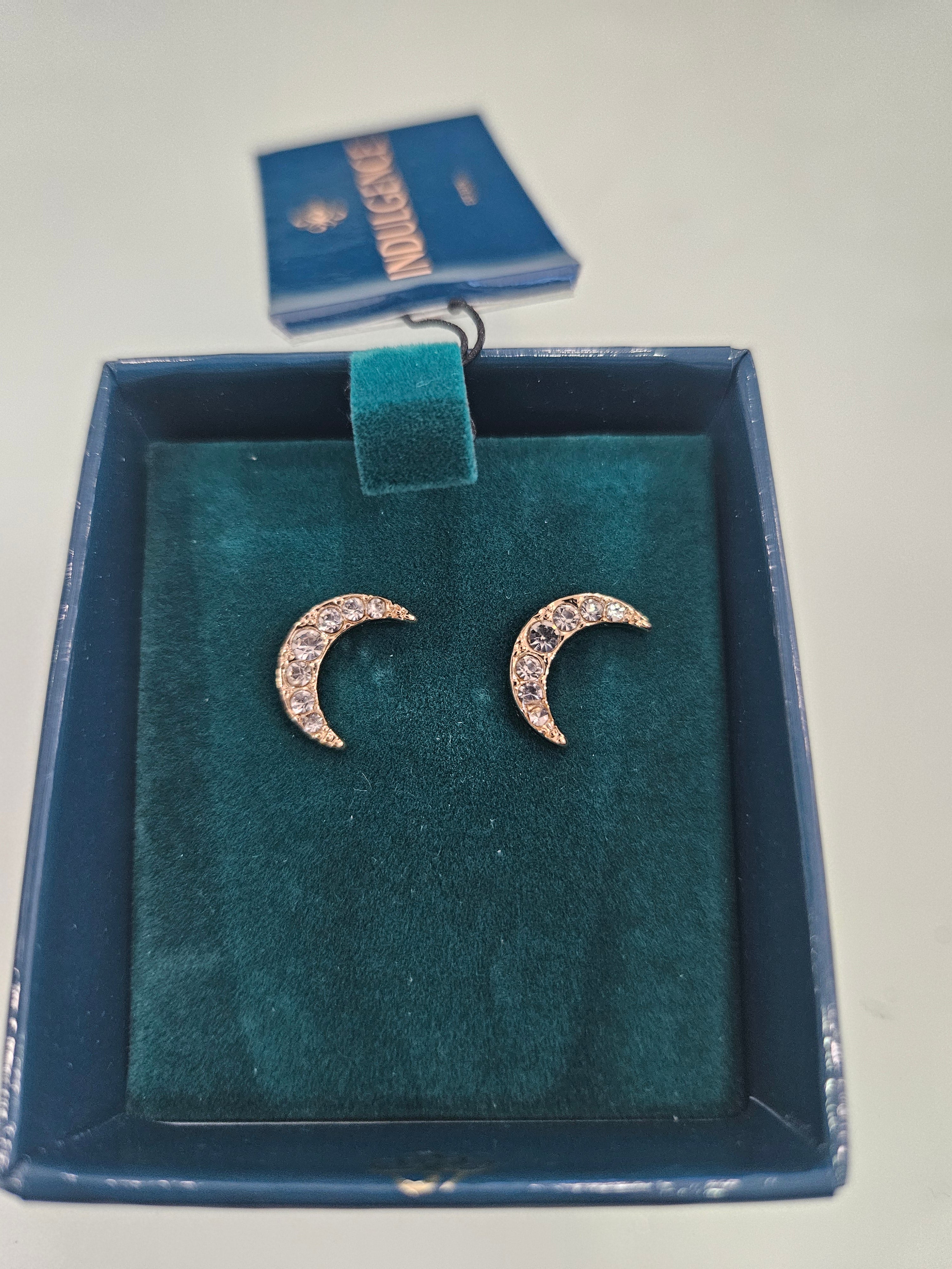 Goldplated Moon Earrings