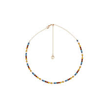 Tipperary Bougie Beads Turquoise Necklace