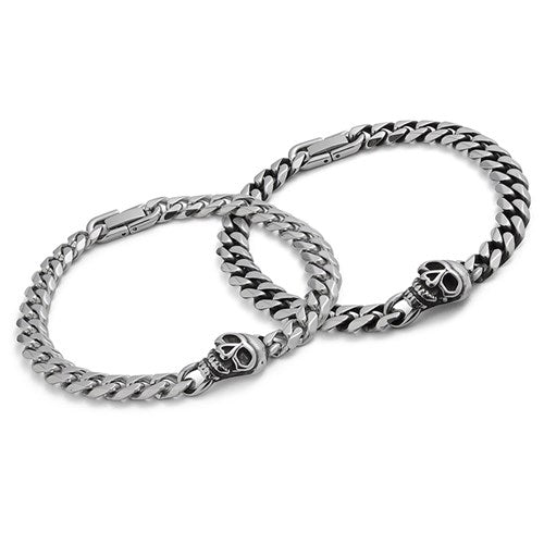 EQ For Men Skulls Link Bracelet