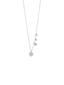Absolute Silverplated  with Disc Charm Necklace