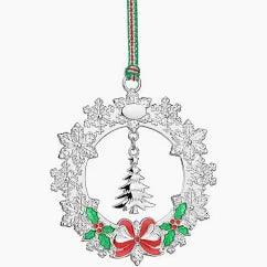 Newbridge Wreath with Christmas Tree Decoration