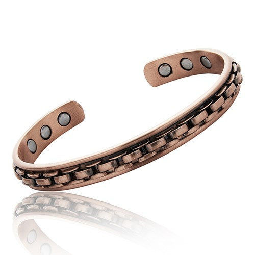 EQ For Men Stitches Copper Bangle