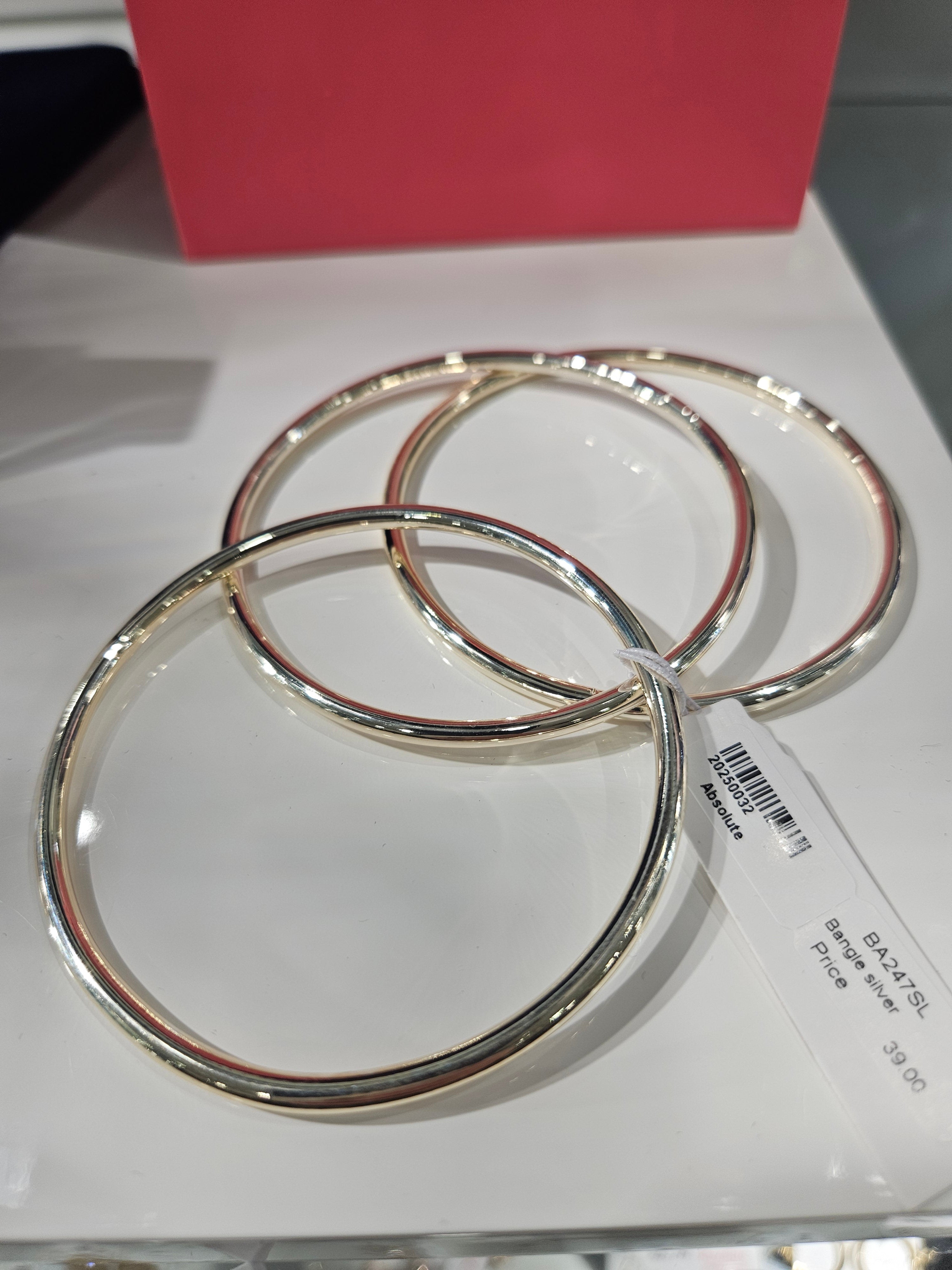 Absolute Silverplated Set 3 Bangles