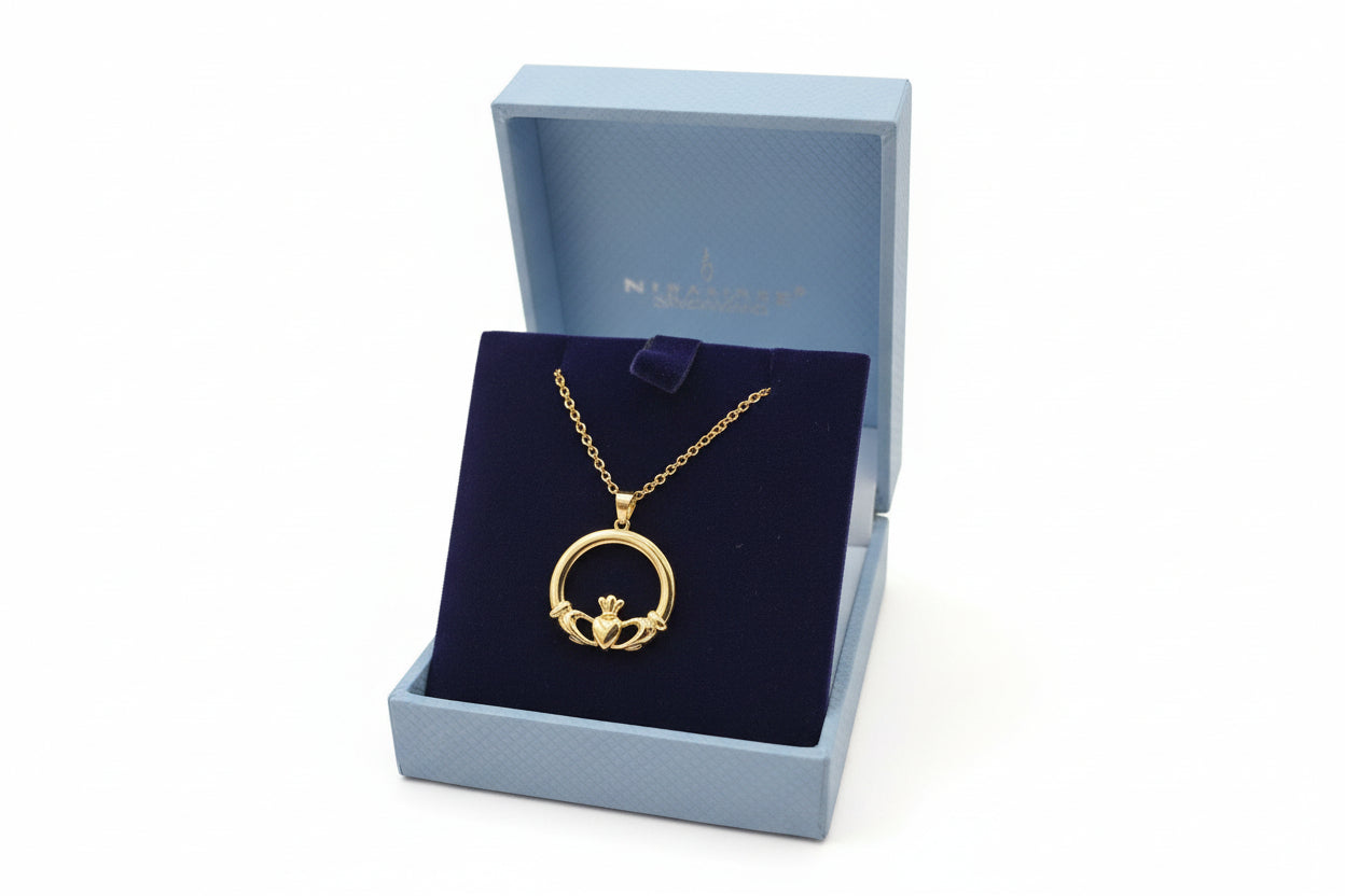 Goldplated  cladagh Pendant