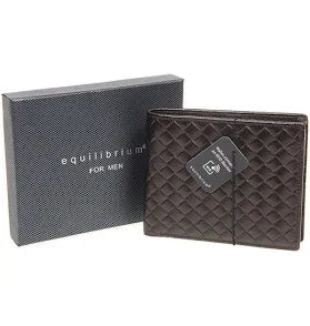 Equilibrium Latic Brown Leather wallet