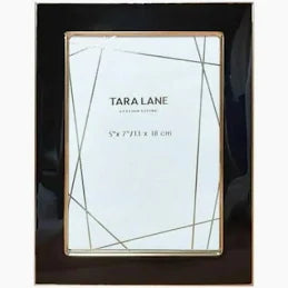 Ella Photo Frame Black & gold  5 x 7