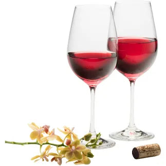 Galway Crystal Elegance Red Wine Glasses Set 2