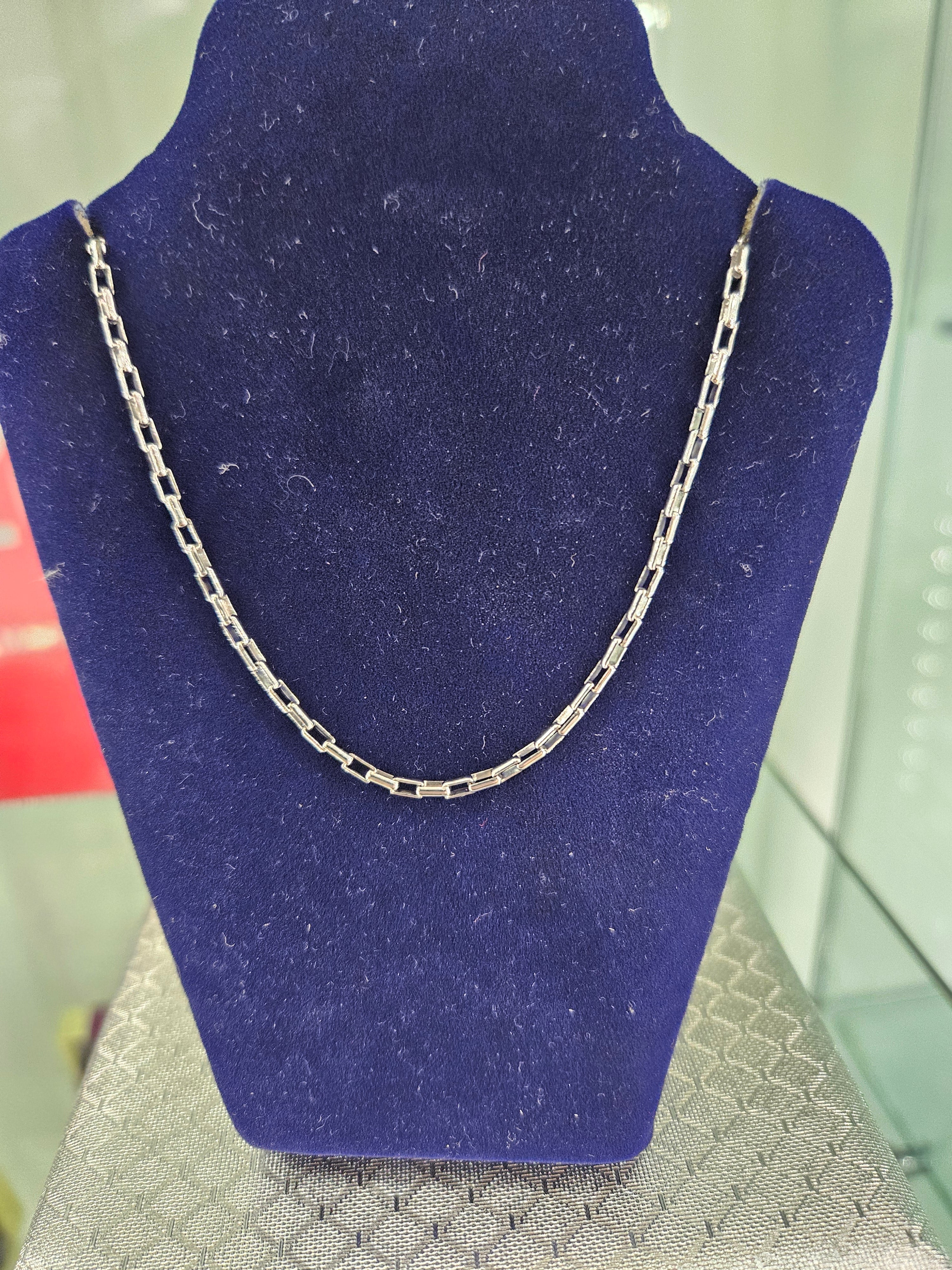 Unisex Sterling Silver Chain