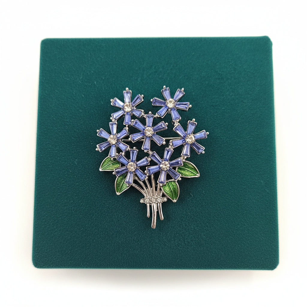 Posey of flowers brooch