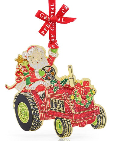 Tipperary Santa Tractor Decoration