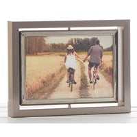 Dark Silver Spin Frame 7×5