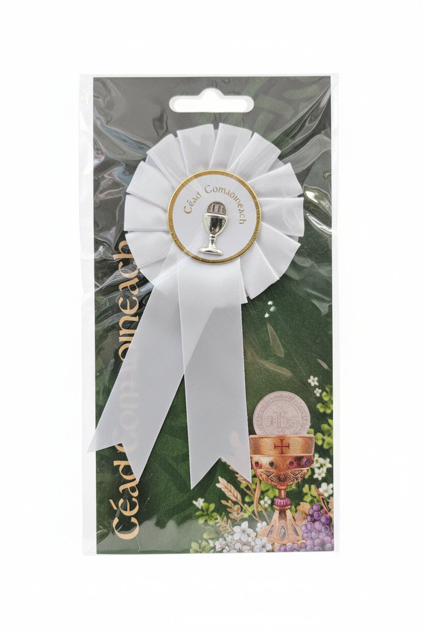 Cead comaoineach / Irish comunion rosette