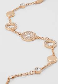Absolute Rose Gold Bracelet with Clear Stones