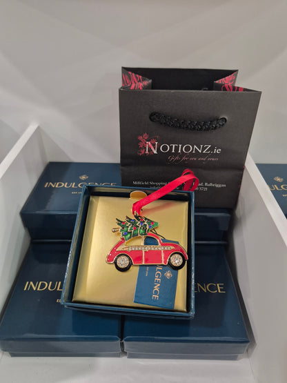 Car with Tree Christmas Tree Decoration